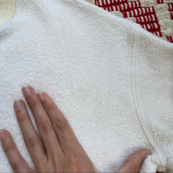 THE GREAT. white / cream Sherpa Sleep Henley top 0 - Picture 10 of 16